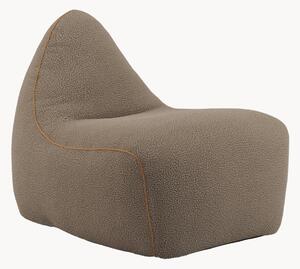 Pouf sacco in teddy-bouclé SACKit