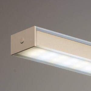 FISCHER & HONSEL Lampada a sospensione Valeno, dimmerabile, Crema / Ambra, Soggiorno / Sala da pranzo, Metallo, Moderno, Lampada a sospensione