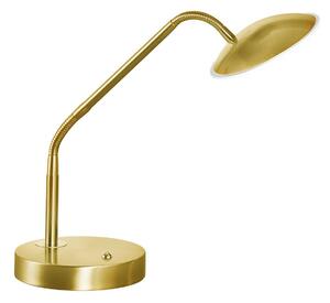 FISCHER & HONSEL Lampada da tavolo Tallri, dimmerabile, Ottone / Oro, Soggiorno / Sala da pranzo, Metallo, Moderno, Lampada da tavolo