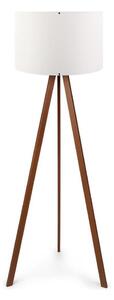 Lampada da terra AYD 1xE27/60W/230V bianco/marrone
