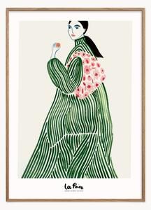 Stampa digitale incorniciata Green Coat