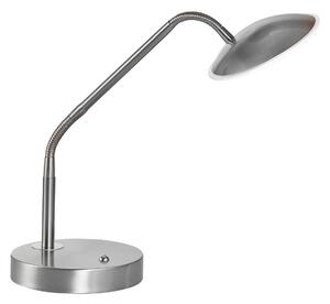 FISCHER & HONSEL Lampada da tavolo Tallri, dimmerabile, Alluminio / Grigio / Zincato, Soggiorno / Sala da pranzo, Metallo, Moderno, Lampada da tavolo