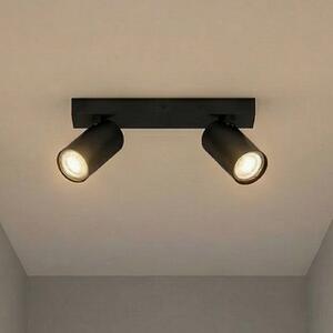 OSRAM Faretto da soffitto OCTAGON nero a 2 luci GU10-LED 927 dimmerabile OCTAGON,, Nero, Soggiorno / Sala da pranzo, Metallo, Moderno