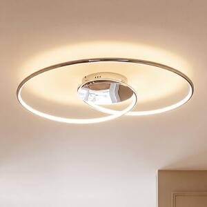 Plafoniera a LED Joline Lindby, Cromo / Argento, Soggiorno / Sala da pranzo, Metallo, Moderno, Plafoniera LED
