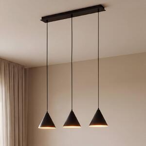 Lampada a sospensione Cono TK Lighting, dimmerabile, Nero, Soggiorno / Sala da pranzo, Metallo, Moderno, Lampada a sospensione