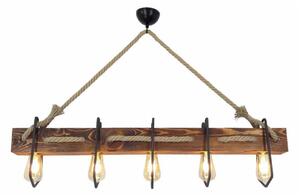 Lampadario su corda DEMIR 5xE27/40W/230V