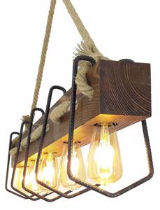 Lampadario su corda DEMIR 5xE27/40W/230V