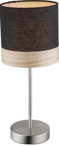 Lampada da tavolo Globo Chipsy, finitura nichel opaco, 1 attacco E14; modello 15222T