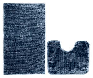 Set di 2 tappetini da bagno blu scuro Bati - AmeliaHome