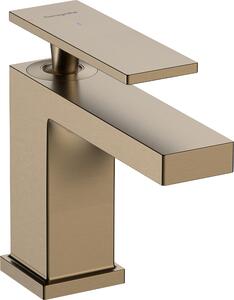 Hansgrohe Tecturis E Mitigeur monocommandé pour lavabo 80, saillie 122mm, garniture de vidage à tirette, CoolStart, 73004140, 73004140