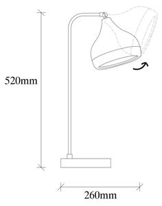 Lampada da tavolo YILDO 1xE27/40W/230V