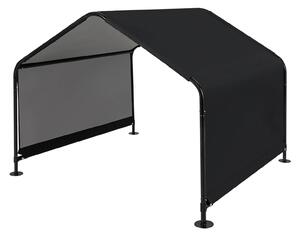 Tenda per cani GOPLUS, adatta per uso esterno, rifugio protettivo per cani, tenda per animali domestici adatta a cani di piccola e grande taglia, tenda impermeabile per cani, dimensioni 129 x 123,5 x 99 cm, colore nero