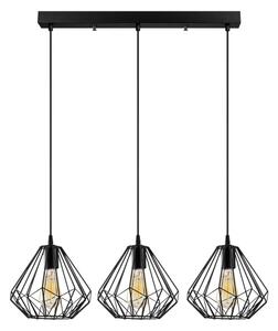 Lampadario su filo DIAMOND 3xE27/100W/230V