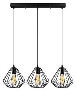 Lampadario su filo DIAMOND 3xE27/100W/230V