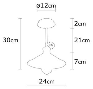 Lampadario su palo BERCESTE 1xE27/40W/230V