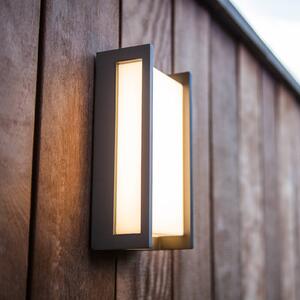LUTEC connect Applique LED da esterni Qubo, RGBW comandi smart