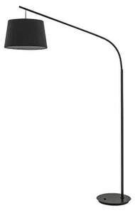 Ideal Lux Daddy PT1 piantana curva paralume nero