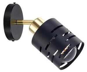 Faretto da parete ELEN 1xE27/35W/230V nero/oro