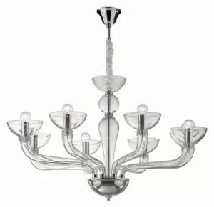 Ideal lux Casanova SP8 trasparente lampadario classico a 8 luci