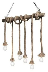 Ideal Lux Canapa SP6 lampadario in canapa per cucina E27 15W
