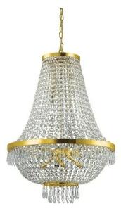 Ideal Lux Caesar SP12 lampadario classico con elementi decorativi in cristallo molato G9