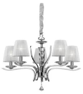 Ideal Lux Pegaso SP5 lampadario a sospensione classico per salotto E14 40W