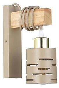 Applique ELEN 1xE27/35W/230V beige/oro/marrone