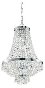 Ideal Lux Caesar SP6 lampadario classico con elementi decorativi in cristallo molato G9