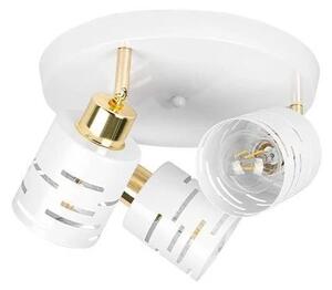 Faretto ELEN 3xE27/35W/230V bianco/oro