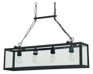 Ideal Lux Igor SP4 lampadario classico in metallo colore nero opaco E27 60W