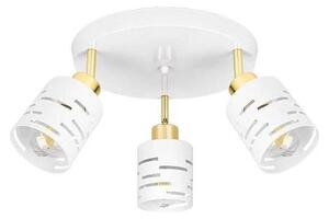 Faretto ELEN 3xE27/35W/230V bianco/oro