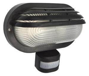 Applique da esterno con sensore ORIKO 1xE27/15W/230V IP54 nera