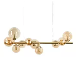Ideal Lux Perlage SP10 lampadario sospensione per salotto-ambra