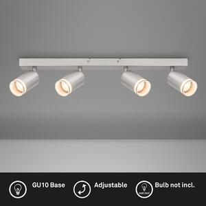 Faretto da soffitto Lampada da soffitto Lampada da camera da letto Orientabile 4 luci GU10