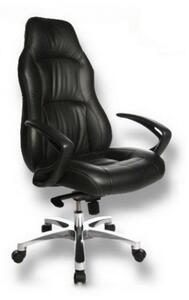 Topstar sedia direzionale OFFICE RS1 Sedia da ufficio ergonomica con braccioli Sedia girevole in pelle per ufficio, casa