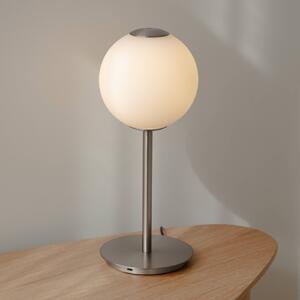 UMAGE Lampada da tavolo di design Audrey, dimmerabile, Alluminio / Grigio / Zincato, Soggiorno / Sala da pranzo, Metallo, Design, Lampada da tavolo