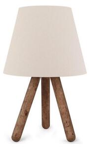 Lampada da tavolo AYD 1xE27/60W/230V beige/marrone