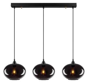 Lampadario su corda SMOKED 3xE27/40W/230V