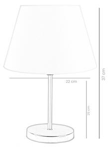 Lampada da tavolo AYD 1xE27/60W/230V bianca/oro