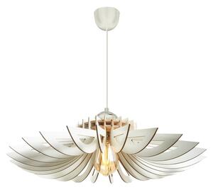 Lampadario a sospensione con filo 1xE27/60W/230V bianco diametro 68 cm