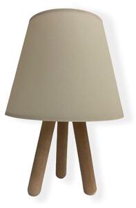 Lampada da tavolo WOOD 1xE27/60W/230V beige