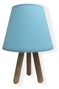 Lampada da tavolo WOOD 1xE27/60W/230V blu