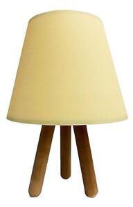 Lampada da tavolo WOOD 1xE27/60W/230V crema