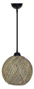 Lampadario su corda JUTE 1xE27/60W/230V giallo