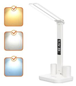Lampada da scrivania ricaricabile a LED dimmerabile NOBLITE P LED/5W/5V 3000/4000/6000K 2200 mAh bianca