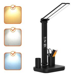 Lampada da tavolo ricaricabile dimmerabile a LED NOBLITE P LED/5W/5V 3000/4000/6000K 2200mAh nera