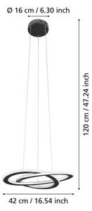 Eglo 99396 - Lampadario LED a sospensione su cavo ROLIMARE LED/35W/230V