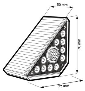 Lampada solare LED con sensore ARI LED/4,5W/3,7V 600 mAh IP44 bianca