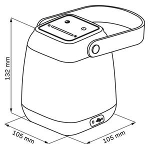 Lampada da tavolo dimmerabile a LED a sfioramento IBIZA LED/1,8W/5V 4000 mAh IP44 bianca