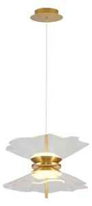 Lampadario LED su cavo BUTTERFLY 2xLED/10W/230V 3000K oro